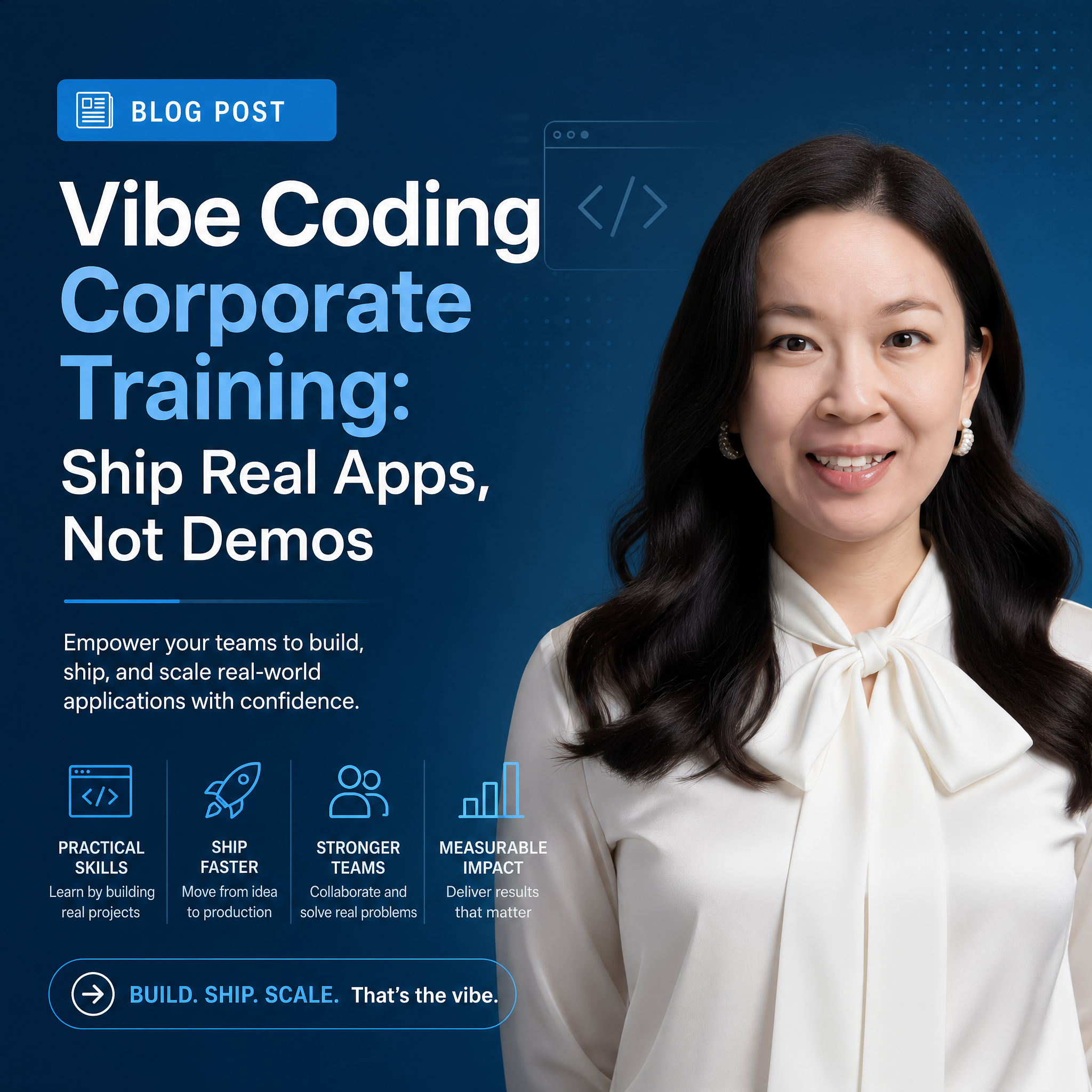 Vibe Coding Corporate Training: Ship Real Apps, Not Demos